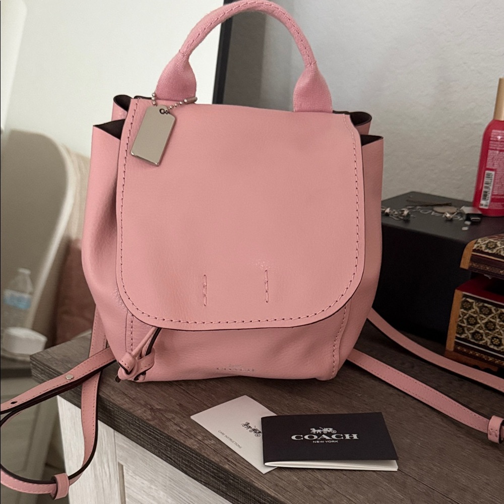 Coach Blush Pink Backpack